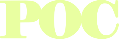 logo des POC - Portes Ouvertes Culturelles, de couleur jaune